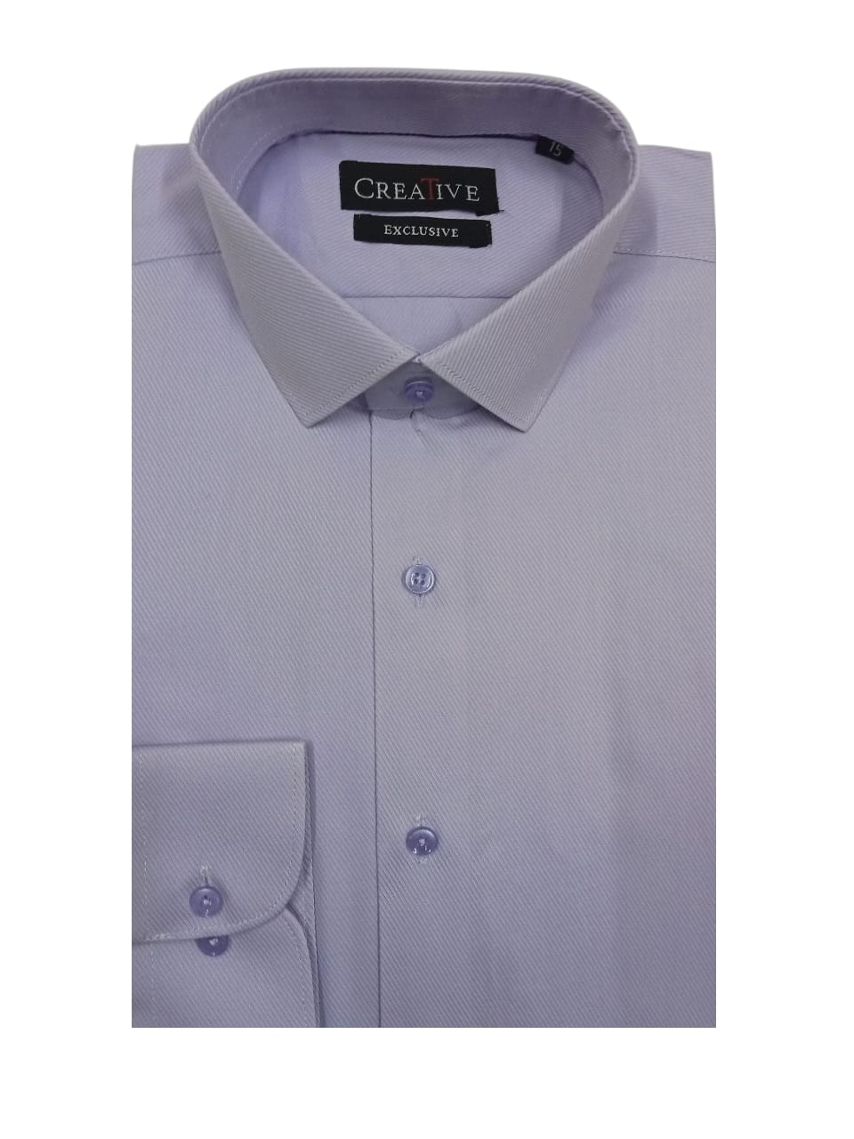 CREATIVE EXCLUSIVE, Lavender Classic Dress Shirt (Cross Rod Self-Textured)