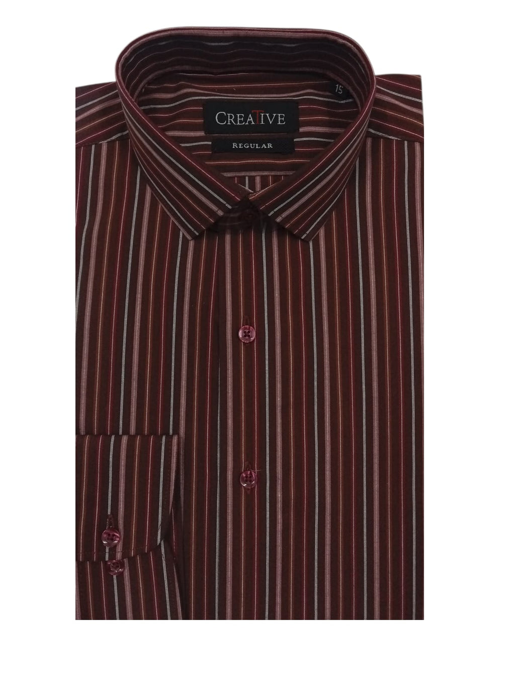 CREATIVE 'Tuscan Sunset' Striped Cotton Shirt