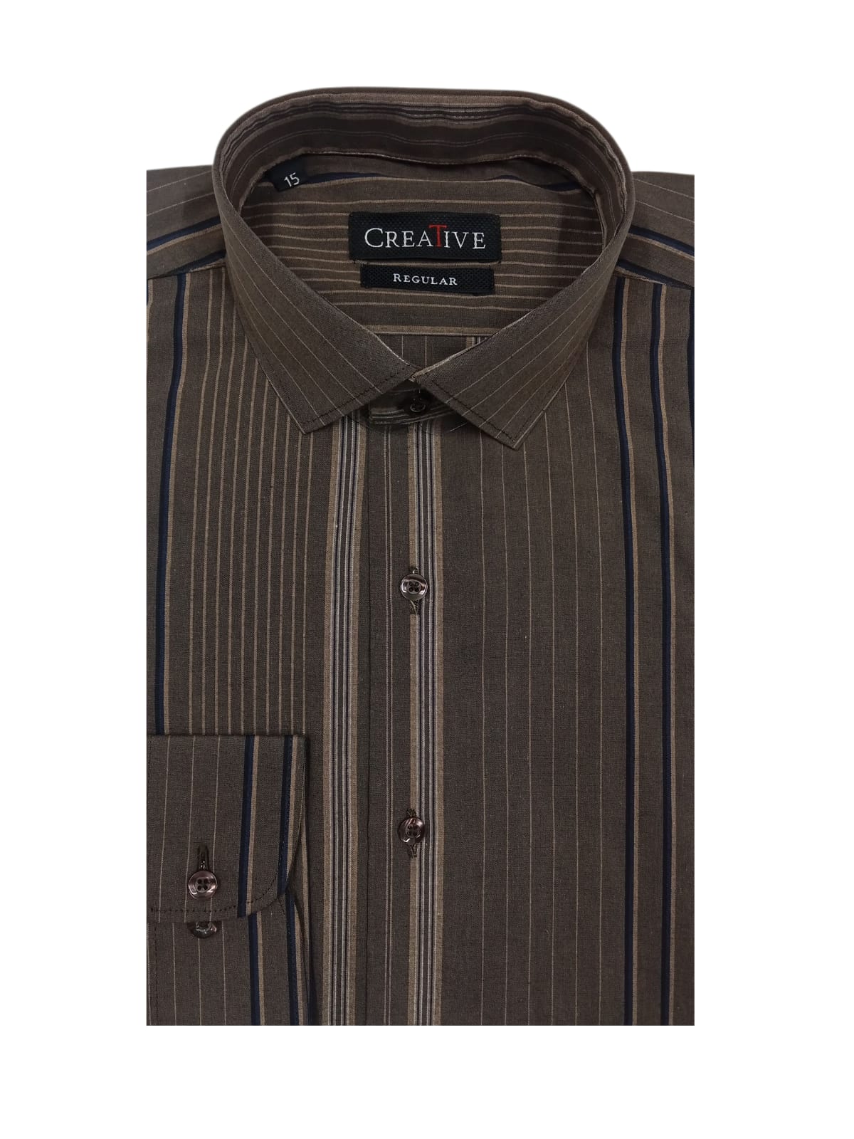 CREATIVE 'Urban Commuter' Striped Cotton Shirt