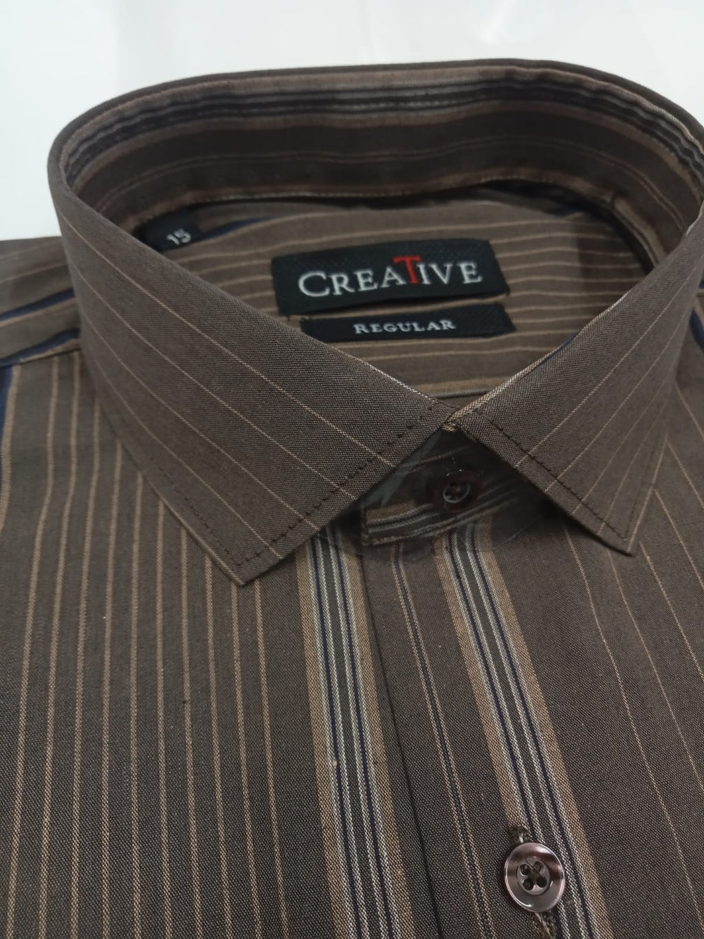 CREATIVE 'Urban Commuter' Striped Cotton Shirt