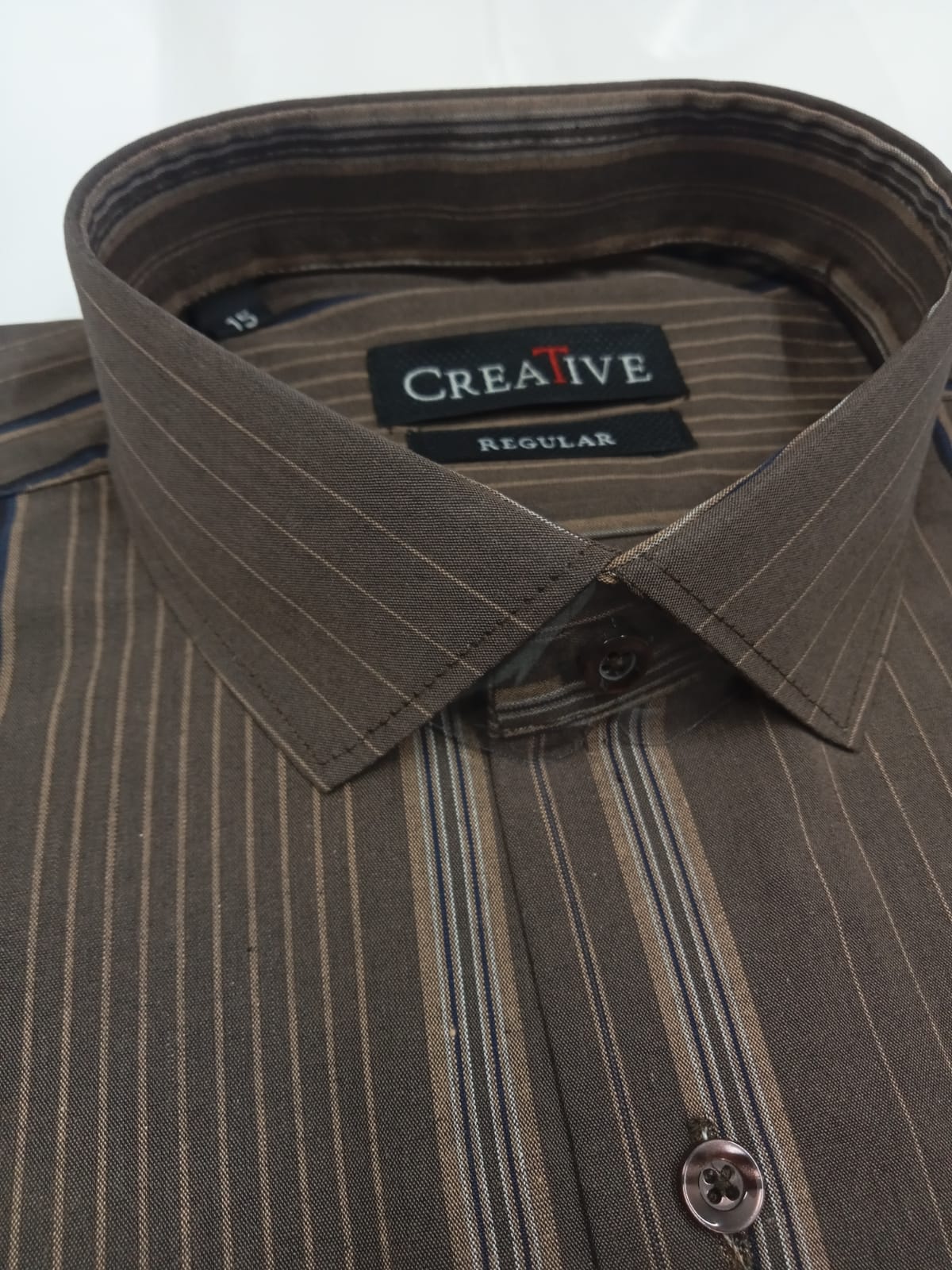 CREATIVE 'Urban Commuter' Striped Cotton Shirt