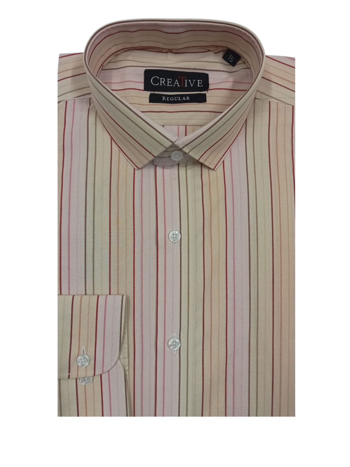 CREATIVE 'Rose Garden' Striped Cotton Shirt