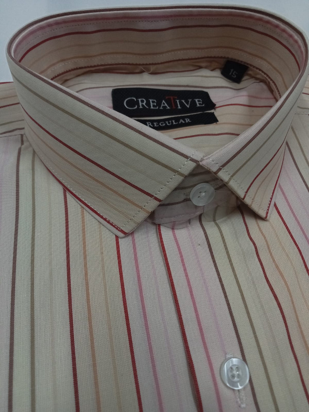 CREATIVE 'Rose Garden' Striped Cotton Shirt