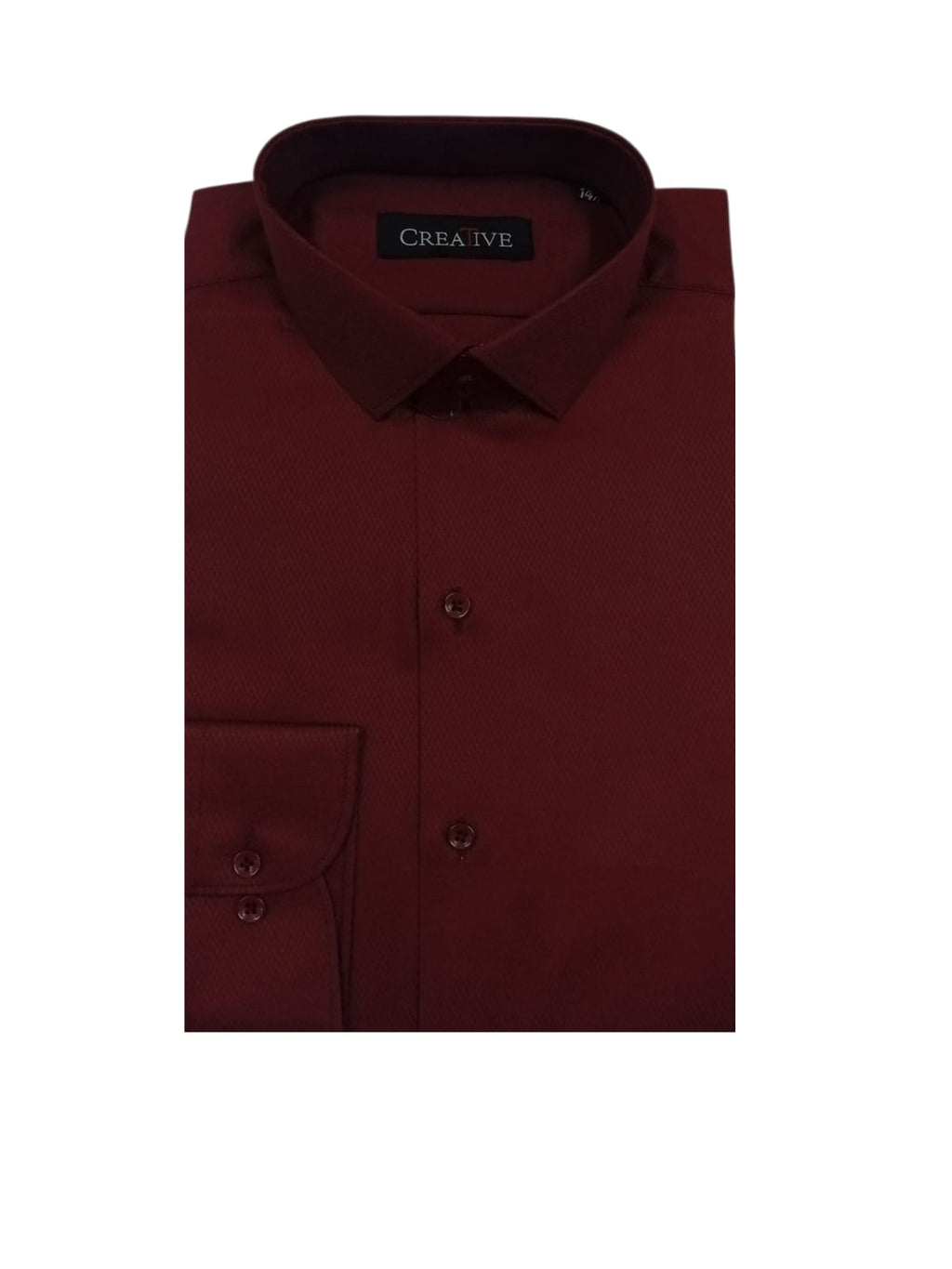 CREATIVE 'Velvet Reign' Textured Cotton Shirt