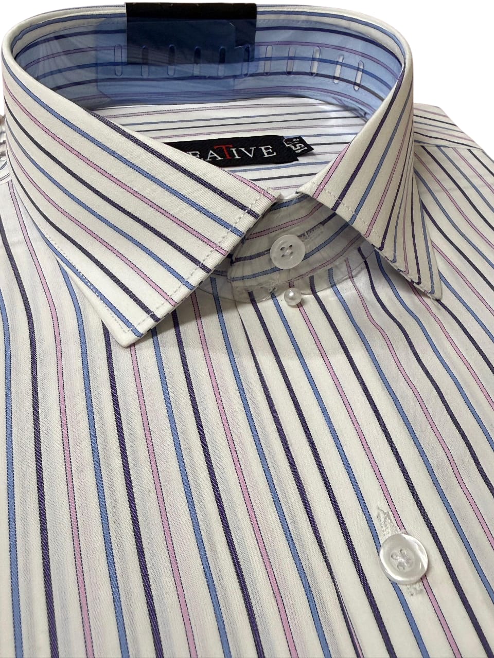 Monarch Stripe' Classic Cotton Shirt